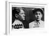 Mug Shots of Baby Face Nelson in the 1930s-null-Framed Art Print