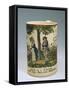 Mug with Painted Courtly Scene, Ca 1785-null-Framed Stretched Canvas