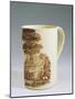 Mug with Painted Courtly Scene, Ca 1785-null-Mounted Giclee Print