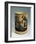 Mug with Satirical Scene of Sailors Arguing at the Harbour, Ca 1785-null-Framed Giclee Print