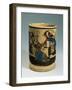Mug with Satirical Scene of Sailors Arguing at the Harbour, Ca 1785-null-Framed Giclee Print