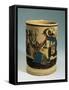 Mug with Satirical Scene of Sailors Arguing at the Harbour, Ca 1785-null-Framed Stretched Canvas