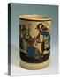 Mug with Satirical Scene of Sailors Arguing at the Harbour, Ca 1785-null-Stretched Canvas