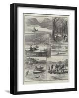 Mugger-Hunting on the Ana-Sagar Lake, Ajmere, India-null-Framed Giclee Print