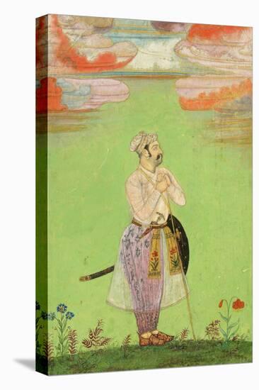 Mughal Officer, C. 1650-null-Stretched Canvas