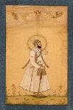 A Lady on a Swing, Kangra, Punjab Hills C.1790 (Opaque W/C on Paper)-Mughal-Giclee Print