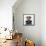 Mugshot Dog-Javier Brosch-Framed Stretched Canvas displayed on a wall