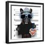 Mugshot Dog-Javier Brosch-Framed Photographic Print