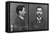 Mugshots of Vincenzo Perugia, Who Stole the Mona Lisa on August 21, 1911-null-Framed Stretched Canvas