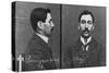 Mugshots of Vincenzo Perugia, Who Stole the Mona Lisa on August 21, 1911-null-Stretched Canvas