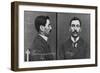 Mugshots of Vincenzo Perugia, Who Stole the Mona Lisa on August 21, 1911-null-Framed Art Print