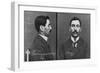 Mugshots of Vincenzo Perugia, Who Stole the Mona Lisa on August 21, 1911-null-Framed Art Print