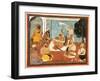 Muhammad Adil Shah Selects a Jewel, C.1650-null-Framed Giclee Print