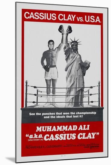 Muhammad Ali A.K.A. Cassius Clay-null-Mounted Art Print