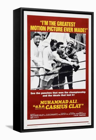 Muhammad Ali A.K.A. Cassius Clay-null-Framed Stretched Canvas