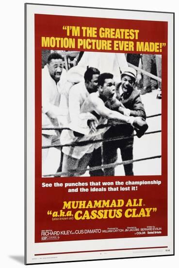 Muhammad Ali A.K.A. Cassius Clay-null-Mounted Art Print