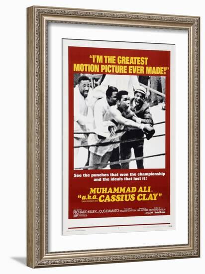 Muhammad Ali A.K.A. Cassius Clay-null-Framed Art Print