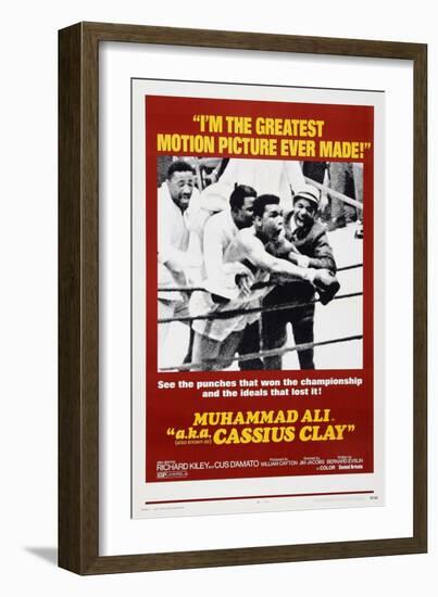 Muhammad Ali A.K.A. Cassius Clay-null-Framed Art Print