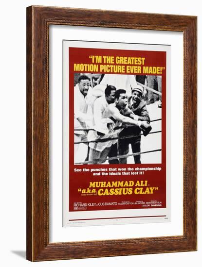 Muhammad Ali A.K.A. Cassius Clay-null-Framed Art Print