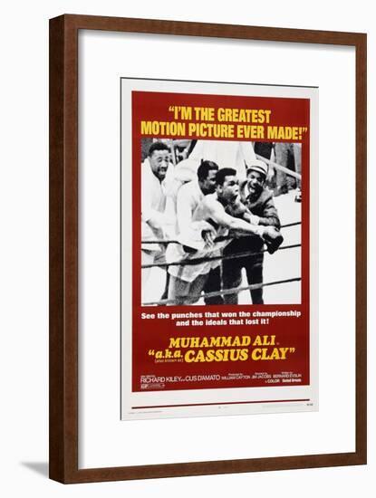 Muhammad Ali A.K.A. Cassius Clay-null-Framed Art Print