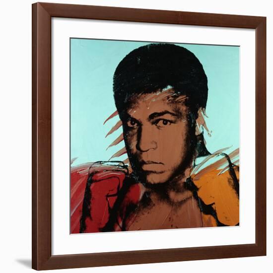 Muhammad Ali, c. 1977-Andy Warhol-Framed Giclee Print