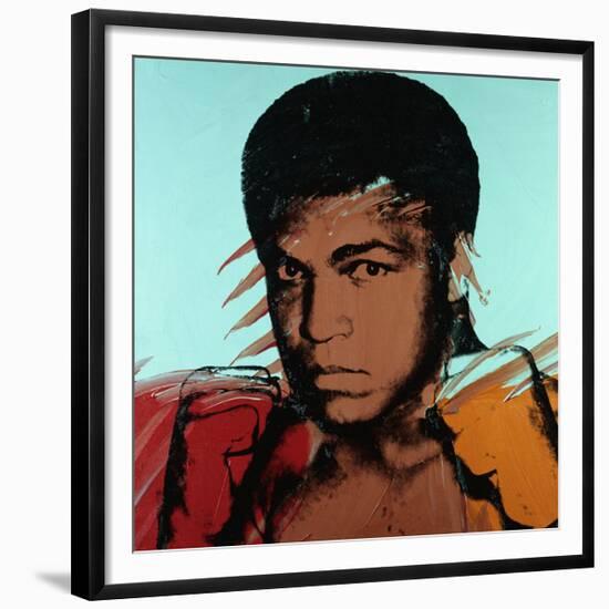 Muhammad Ali, c. 1977-Andy Warhol-Framed Giclee Print