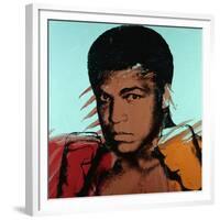 Muhammad Ali, c. 1977-Andy Warhol-Framed Giclee Print