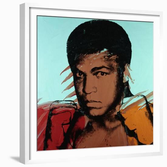 Muhammad Ali, c. 1977-Andy Warhol-Framed Giclee Print