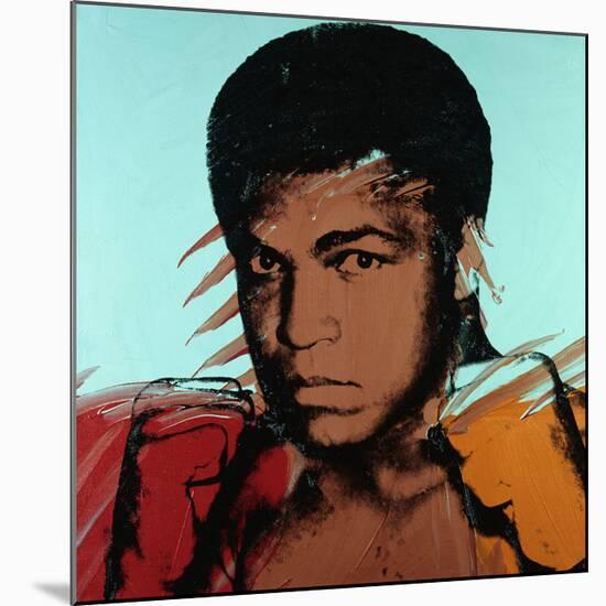 Muhammad Ali, c. 1977-Andy Warhol-Mounted Giclee Print
