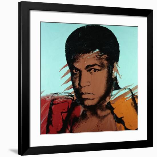 Muhammad Ali, c. 1977-Andy Warhol-Framed Giclee Print