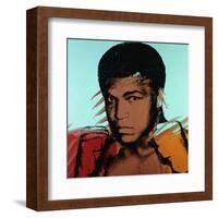 Muhammad Ali, c. 1977-Andy Warhol-Framed Art Print