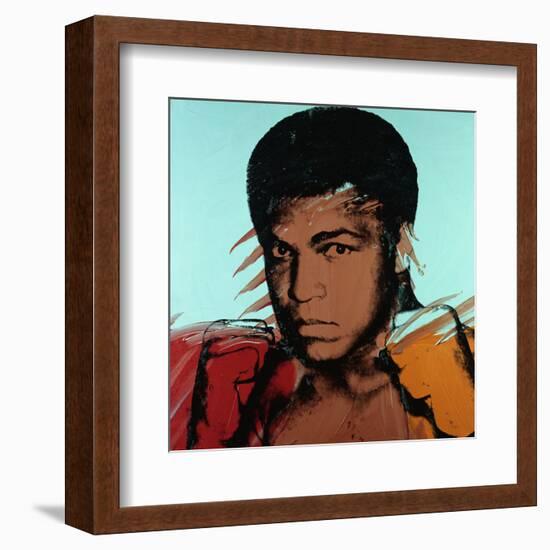 Muhammad Ali, c. 1977-Andy Warhol-Framed Art Print