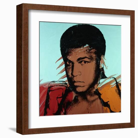 Muhammad Ali, c. 1977-Andy Warhol-Framed Art Print