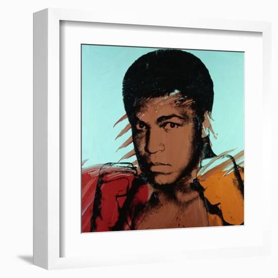 Muhammad Ali, c. 1977-Andy Warhol-Framed Art Print