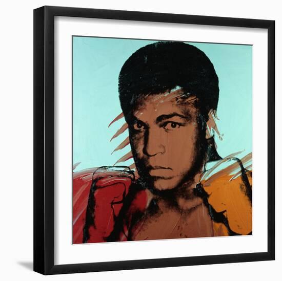 Muhammad Ali, c. 1977-Andy Warhol-Framed Art Print