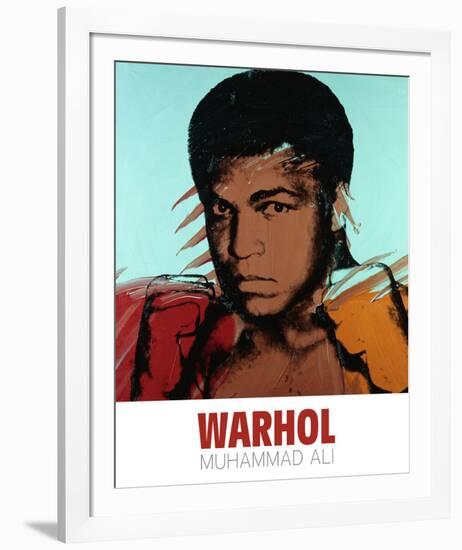 Muhammad Ali, c. 1977-Andy Warhol-Framed Art Print