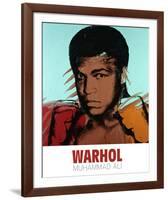 Muhammad Ali, c. 1977-Andy Warhol-Framed Art Print