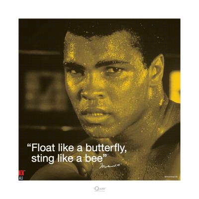 'Muhammad Ali Float Like a Butterfly' Prints