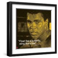 Muhammad Ali: Float Like a Butterfly-null-Framed Art Print