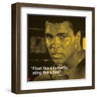 Muhammad Ali: Float Like a Butterfly-null-Framed Art Print