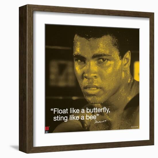 Muhammad Ali: Float Like a Butterfly-null-Framed Art Print