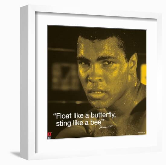 Muhammad Ali: Float Like a Butterfly-null-Framed Art Print