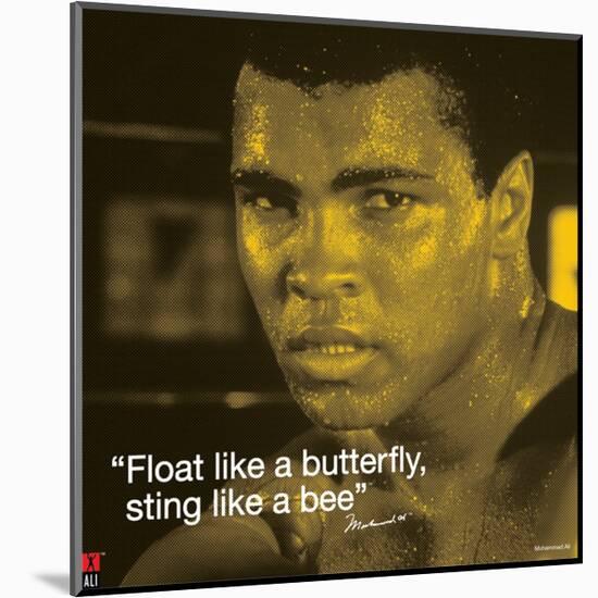 Muhammad Ali: Float Like a Butterfly-null-Mounted Art Print