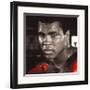 Muhammad Ali: Gloves-null-Framed Art Print