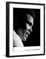 Muhammad Ali, I Am the Greatest-null-Framed Art Print