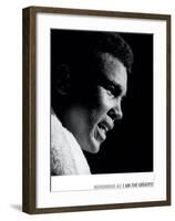 Muhammad Ali, I Am the Greatest-null-Framed Art Print