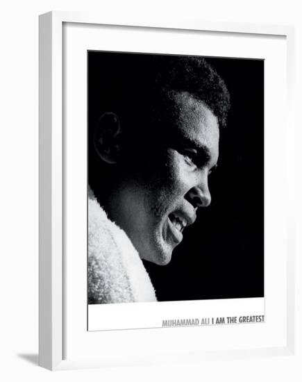 Muhammad Ali, I Am the Greatest-null-Framed Art Print
