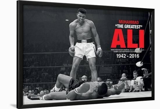 Muhammad Ali- Liston Knockdown Commemorative-null-Lamina Framed Poster