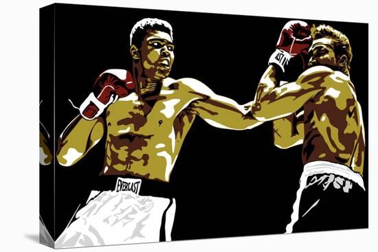 Muhammad Ali - Sting Like a Bee-Emily Gray-Stretched Canvas