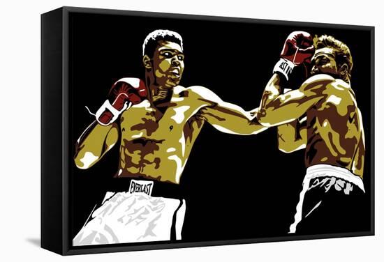 Muhammad Ali - Sting Like a Bee-Emily Gray-Framed Stretched Canvas